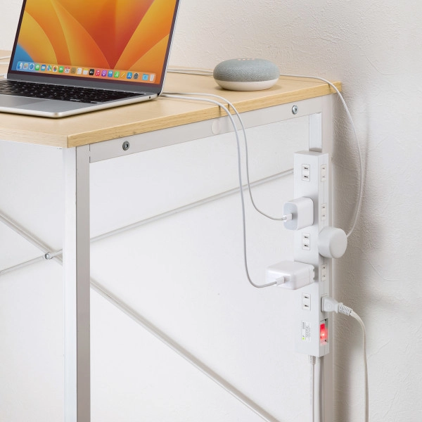 雷ガードタップ 3m ホワイト TAP-SP2110N-3W