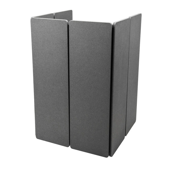 パーティションブース増結用パネル（H1600・濃いグレー） SPT-PB002PN