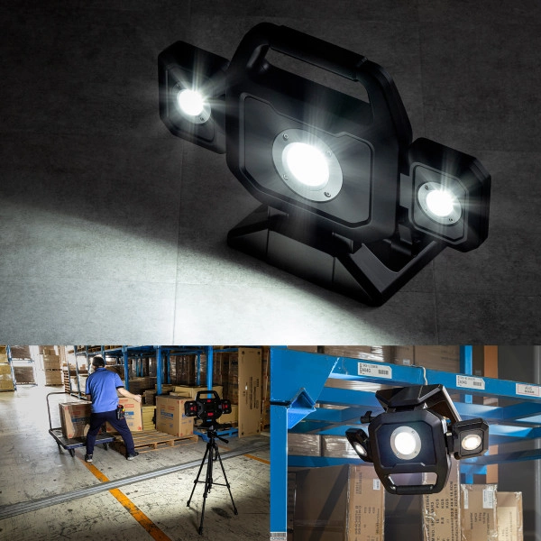 高輝度LED投光器（充電式） LED-FL1BK