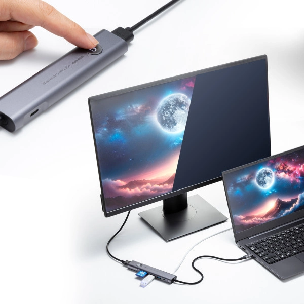 USB Type-C ドッキングハブ USB-5TCHCP17GM