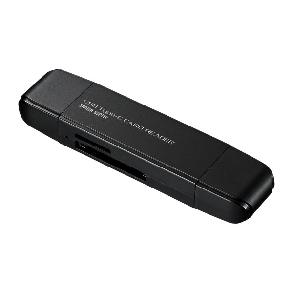 USB Type-Cコンパクトカードリーダー ADR-3TCMS6BK