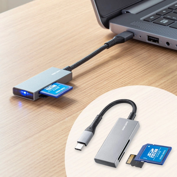 Type-C カードリーダー ADR-3TCMSD11S