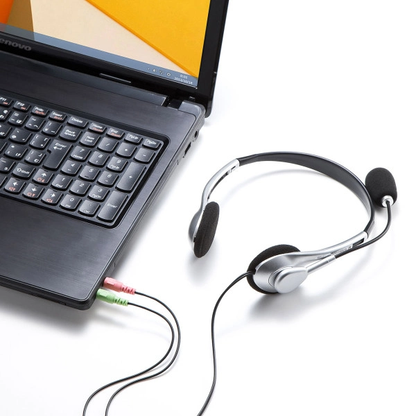 マルチメディアPCヘッドセット（シルバー） MM-HS515SVN