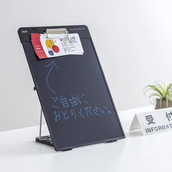 クリップ付き電子メモパッド(ブラック) DH-320BK