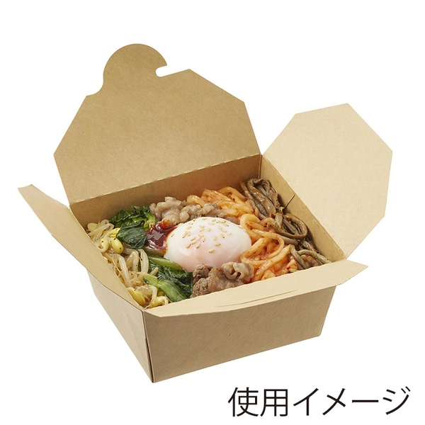 【HEIKO】食品容器 ペーパーランチBOX 13-11 50枚×10 (500個)