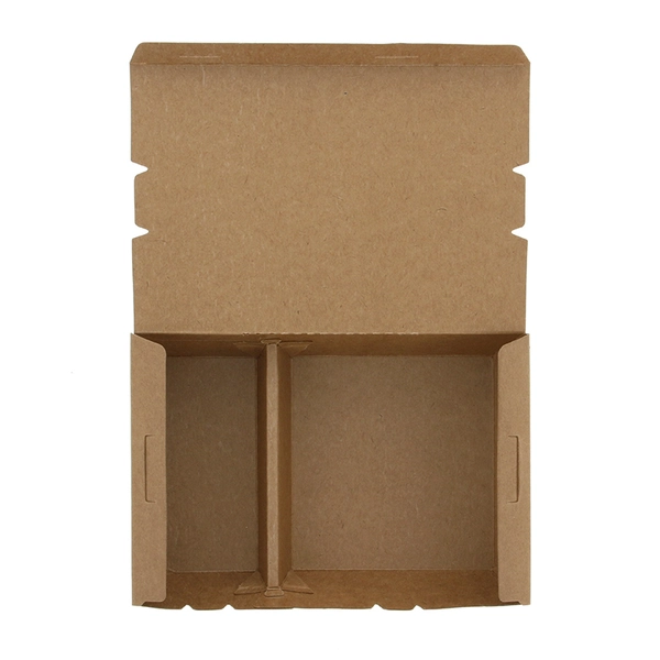 【HEIKO】エコランチボックス 2仕切 クラフト 20枚