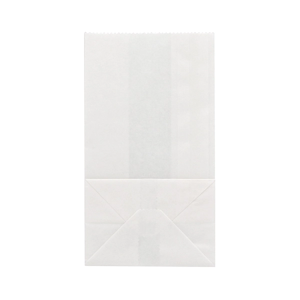 【HEIKO】NF(ノンフッ素)耐油角底袋 9-6 白無地 100枚×20 (2000枚)