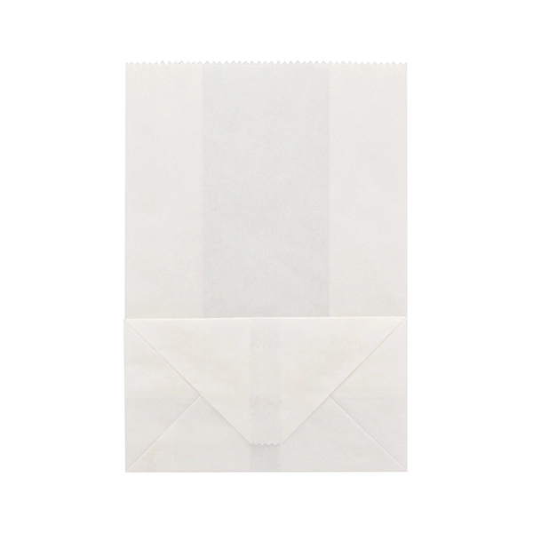 【HEIKO】NF(ノンフッ素)耐油角底袋 11-6 白無地 100枚×20 (2000枚)