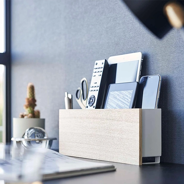 【RIN】石こうボード壁対応 タブレット&リモコンホルダー リン (ナチュラル)