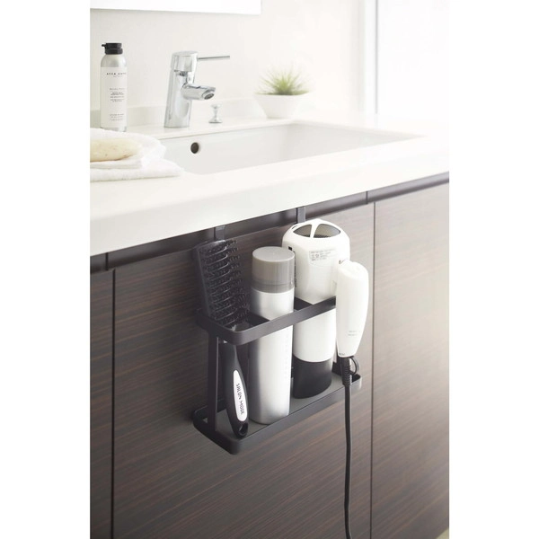 【tower】ドライヤー&ヘアーアイロンスタンド タワー ブラック