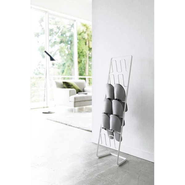 【frame】スリッパラック フレーム 6足用 スリム ホワイト