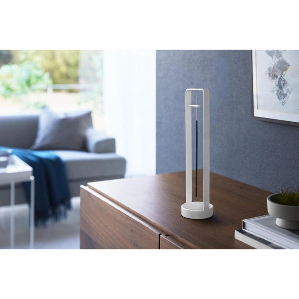 【tower】お香スタンド タワー 灰飛び防止カバー付き ホワイト