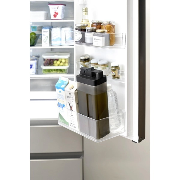 【tower】倒して置けてそのまま注げる冷水筒 タワー 2.2L ブラック