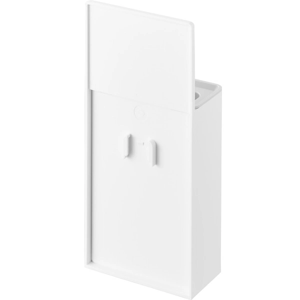 【Plate】ウォール流せるトイレブラシホルダー プレート 石こうボード壁対応 ホワイト