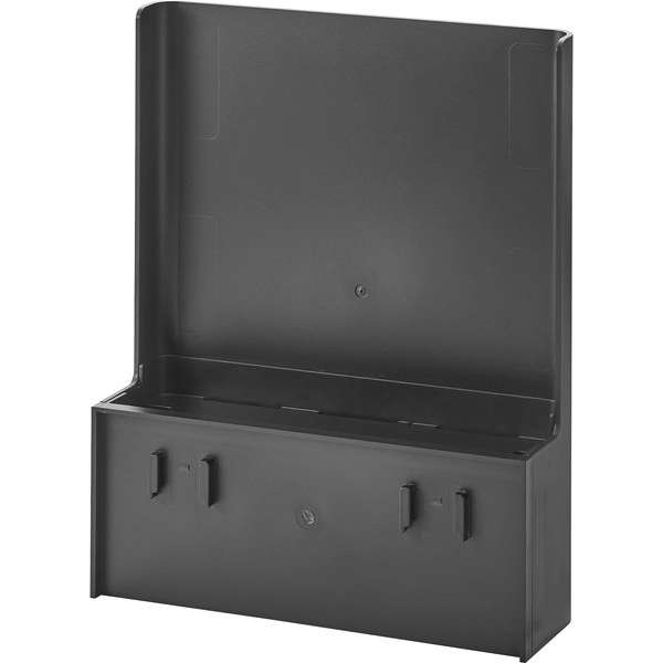 【tower】ウォール隠せるルーター収納 タワー Sサイズ 石こうボード壁対応 ブラック