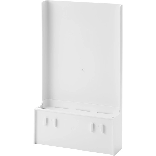 【tower】ウォール隠せるルーター収納 タワー Lサイズ 石こうボード壁対応 ホワイト