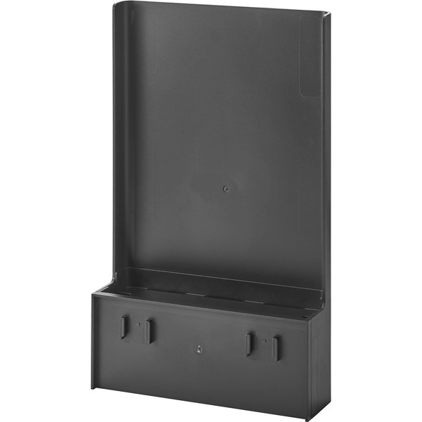 【tower】ウォール隠せるルーター収納 タワー Lサイズ 石こうボード壁対応 ブラック