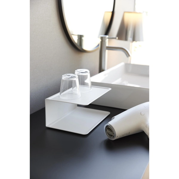 【tower】アメニティー収納 タワー 2段 ホワイト