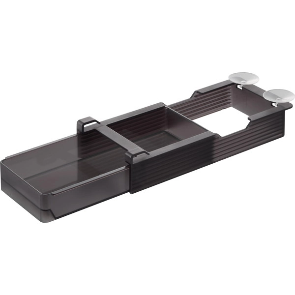 【tower】冷蔵庫中棚下高さ調節ラック タワー S ブラック