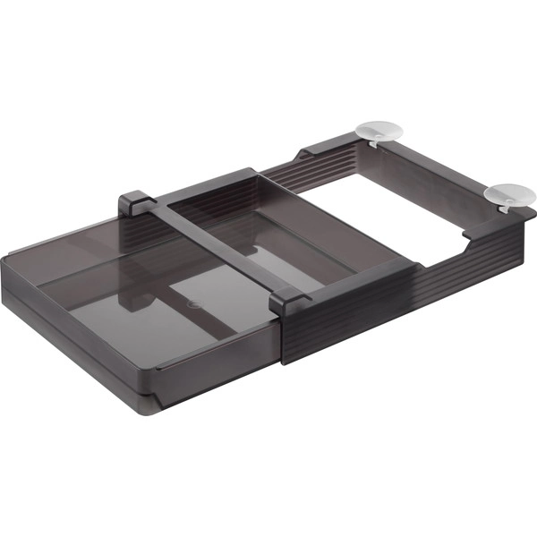 【tower】冷蔵庫中棚下高さ調節ラック タワー L ブラック