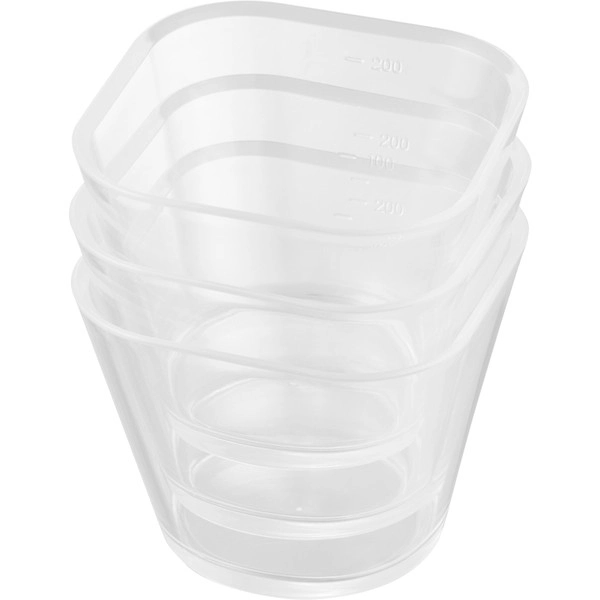 【tower】電子レンジ対応洗いやすい下ごしらえボウル タワー S3個組 クリア