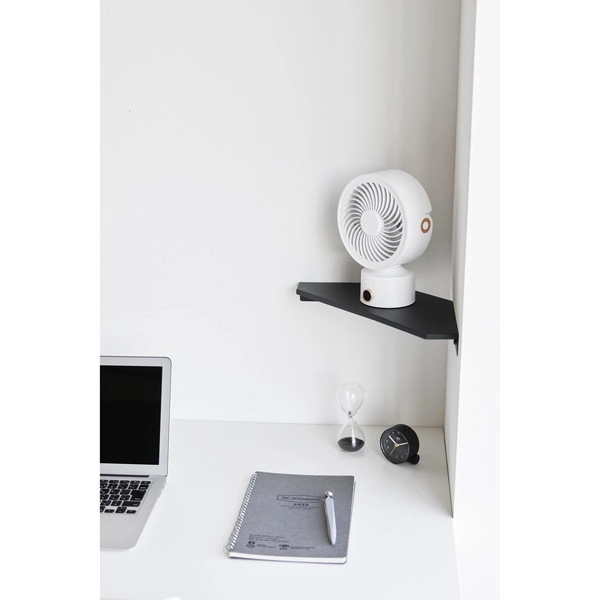 【smart】ウォールコーナーサーキュレーターラック スマート S 石こうボード壁対応 ブラック