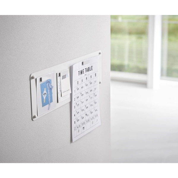 【tower】ウォールプリントスチールパネル タワー S 石こうボード壁対応 ホワイト