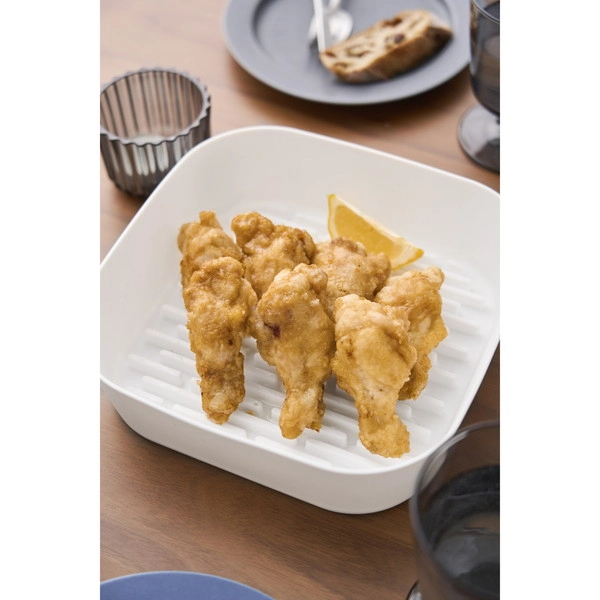 【tower】ノンフライヤーライナー タワー 21cm ホワイト