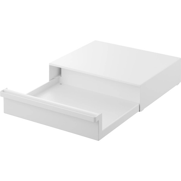 【tower】カセットコンロが入る家電下ラック タワー 1段 ホワイト