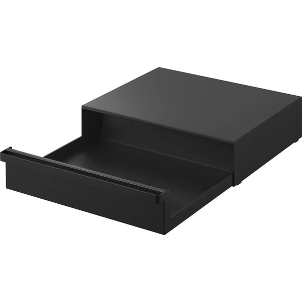 【tower】カセットコンロが入る家電下ラック タワー 1段 ブラック