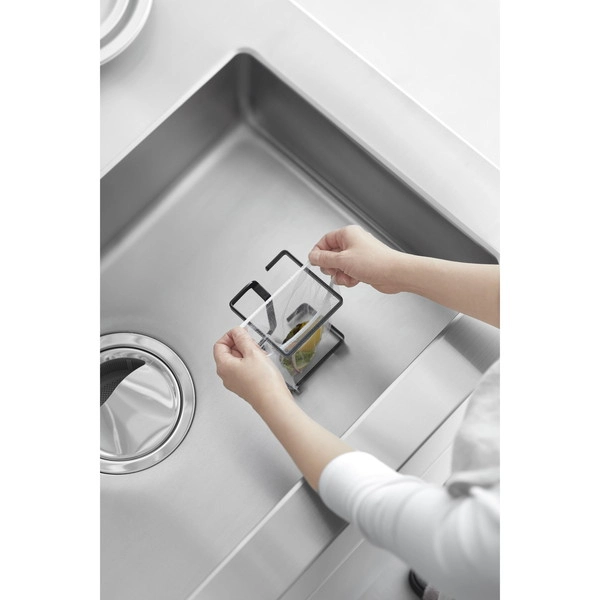 【tower】コーナーに置ける水切りネットホルダー タワー スクエア ブラック