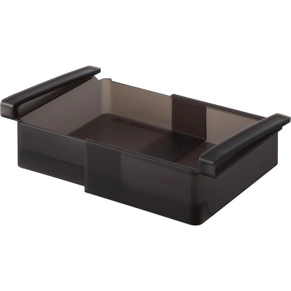 【tower】冷蔵庫中棚下伸縮ラック タワー ブラック