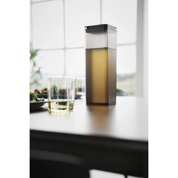 【tower】水はね防止フィルター付き両方から注げる冷水筒 タワー ブラック