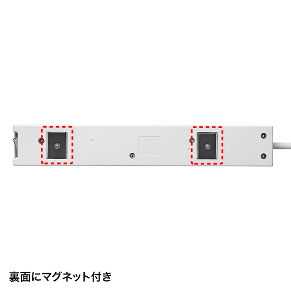 電源タップ (3P・7個口・3m) TAP-F37-3KR