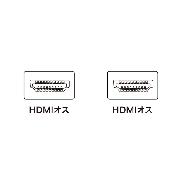 HDMIケーブル (1m) KM-HD20-10