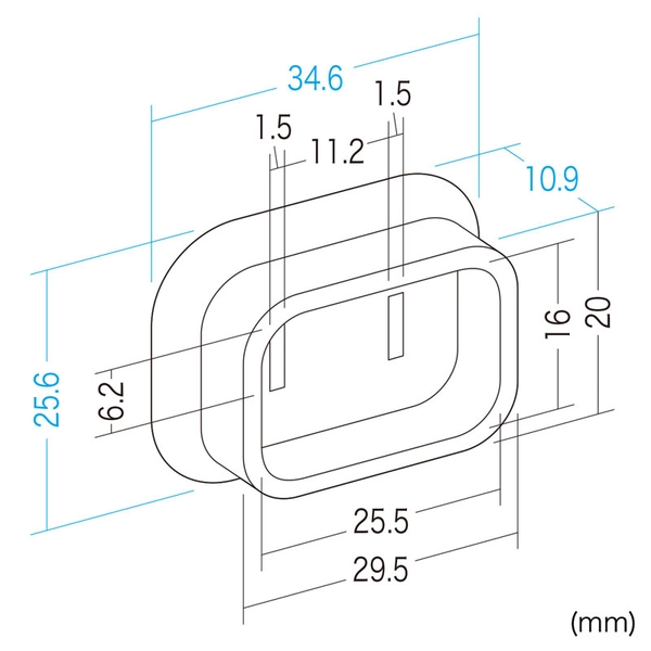 プラグ安全カバー (ホワイト・100個入り) TAP-PSC1N100