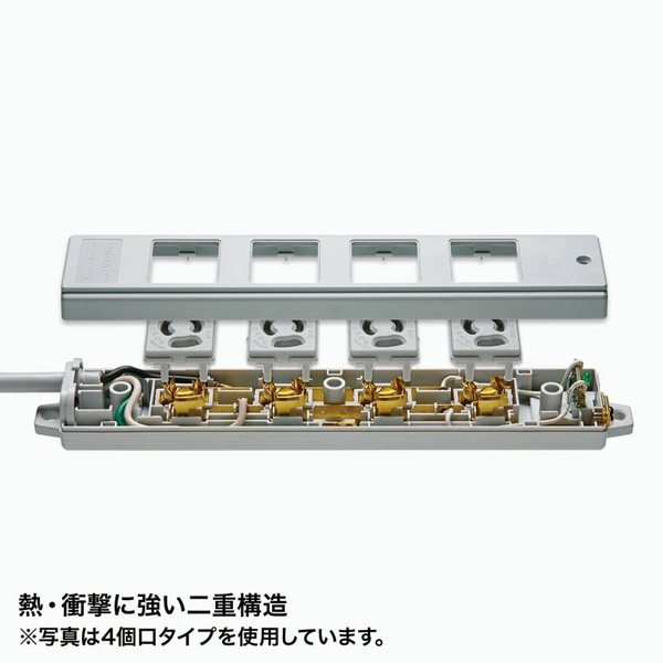 工事物件タップ (3P・2個口・1m) TAP-K2L-1