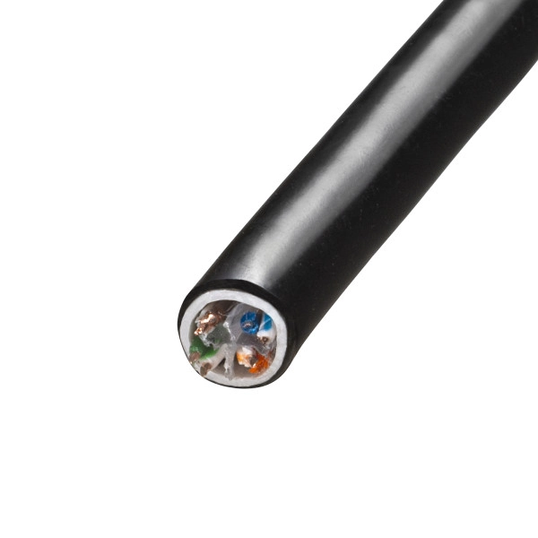 屋外用防水カテゴリ6A LANケーブル KB-T6AWP-10BK