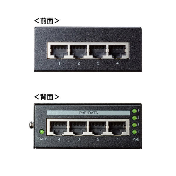 PoEインジェクター(4ポート対応) LAN-GIHINJ3