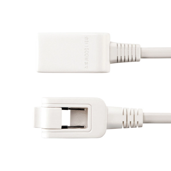 マイクロタップ 2個口 0.2m ホワイト TAP-M602W