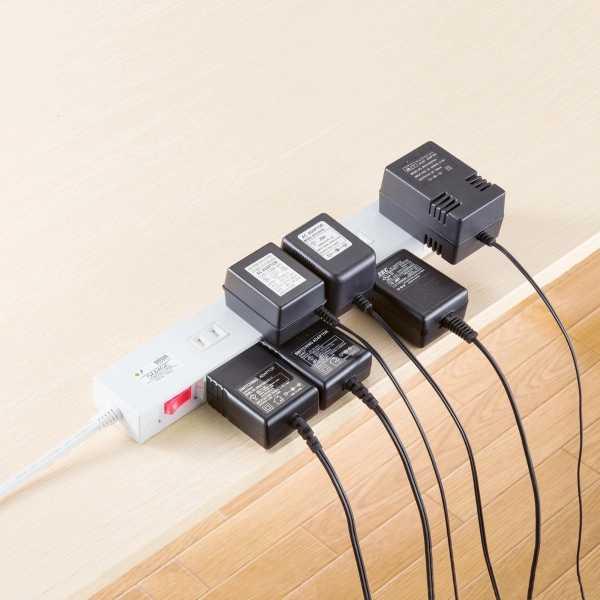 雷ガードタップ 5m ホワイト TAP-SP2110N-5W