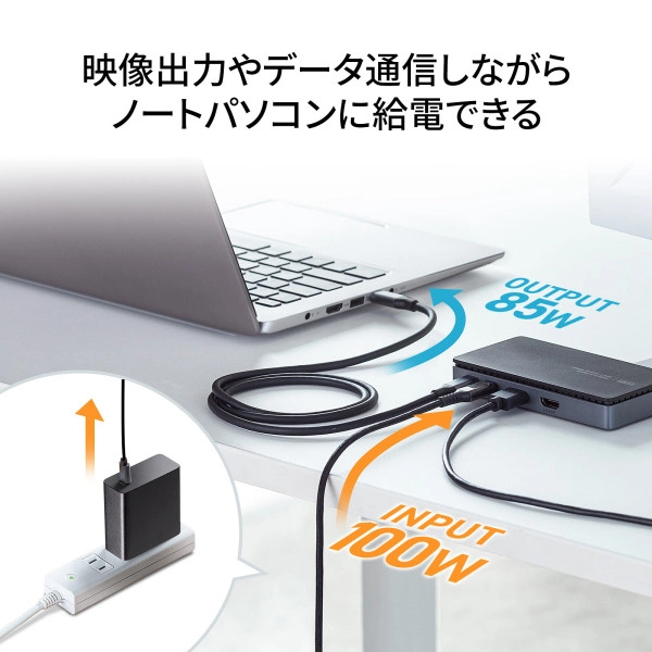 ドッキングステーション（HDMI×2画面出力・LAN端子なし） USB-CVDK17