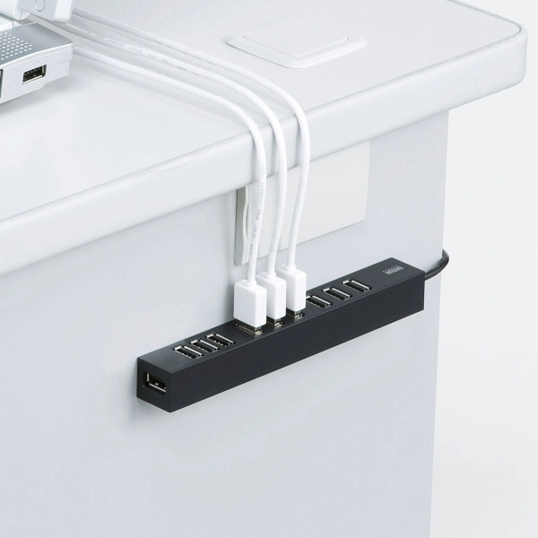 USB2.0ハブ（10ポート） USB-2H1001BKN