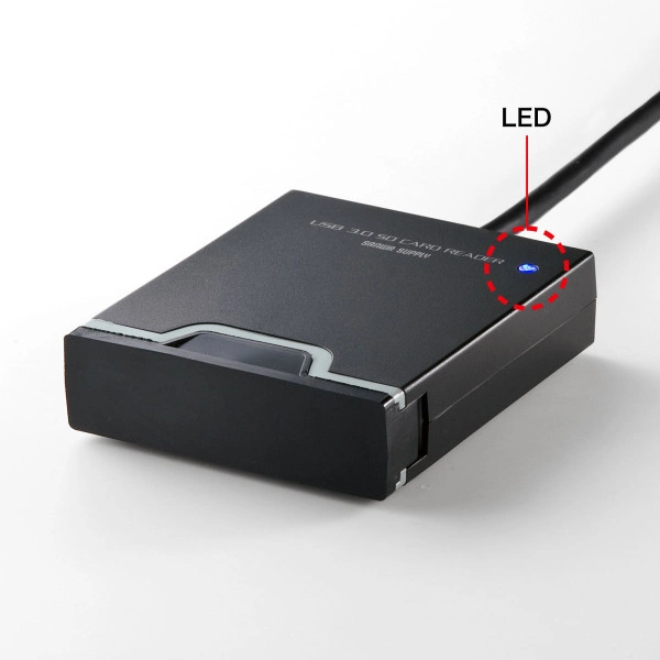 USB3.2 Gen1 SDカードリーダー ADR-3SDUBKN