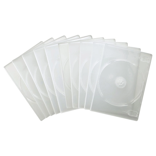 DVDトールケース（2枚収納・10枚セット・クリア） DVD-TN2-10CLN