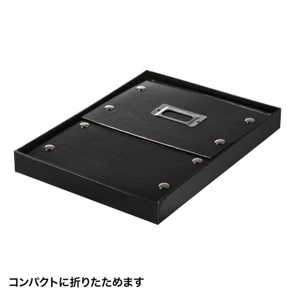 組み立て式DVD BOX（ブラック・W210mm） FCD-MT4BKN