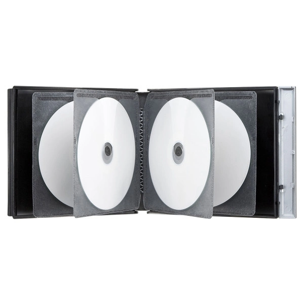 ブルーレイディスク対応ポータブルハードケース（8枚収納・ブラック） FCD-JKBD8BK