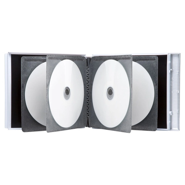 ブルーレイディスク対応ポータブルハードケース（8枚収納・ホワイト） FCD-JKBD8W