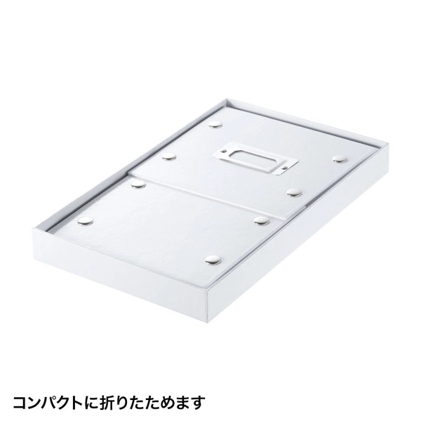 組み立て式CD BOX（ホワイト・W165mm） FCD-MT3WN