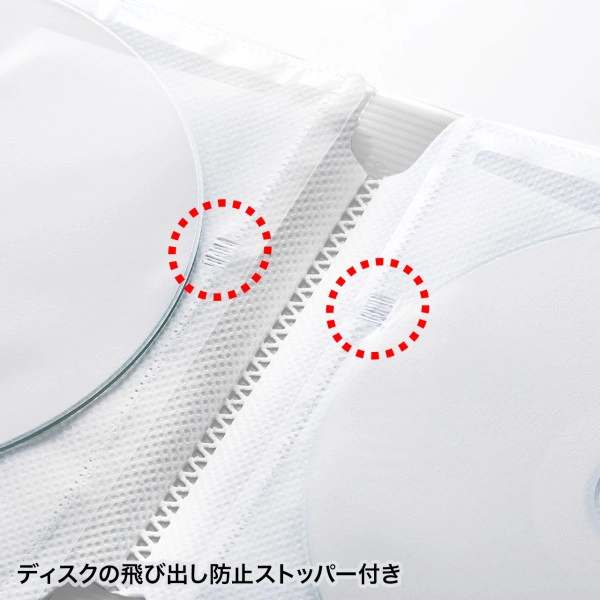 DVD・CDファイルケース（12枚収納・クリア） FCD-FL12CL